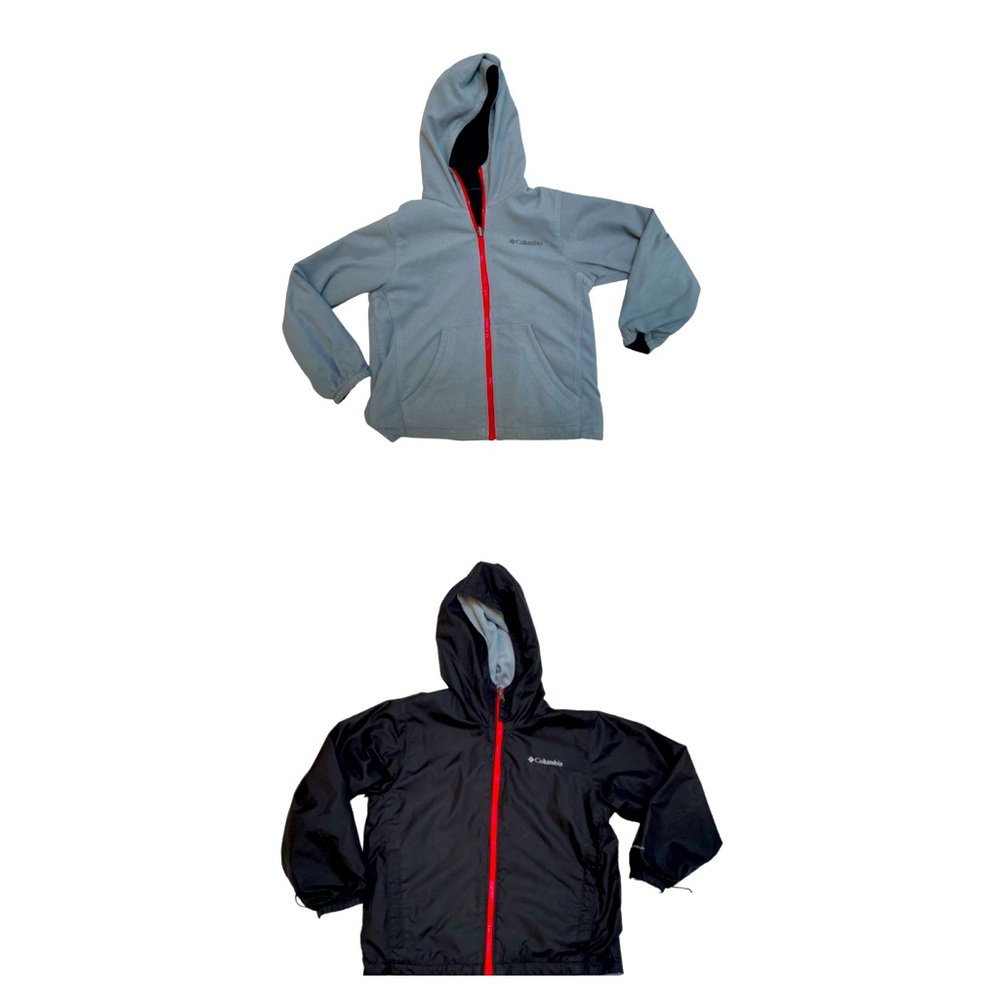 Boys Columbia Omni-Shield reversible jacket